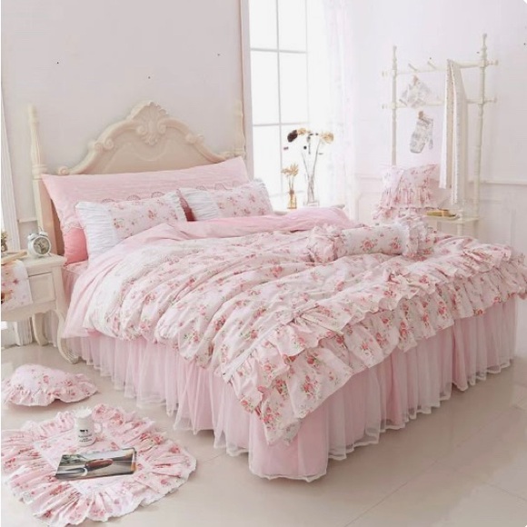 Ruffle panels Shabby Chic style - Picture 3 of 10